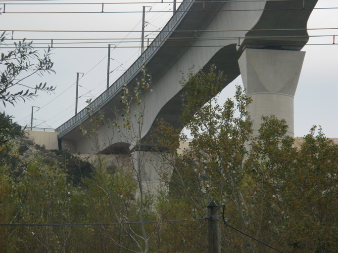 double viaduc ferroviaire (TGV) d'Avignon