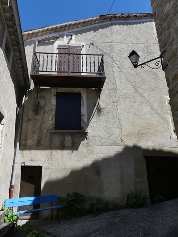 Pignon sud, partie ouest.