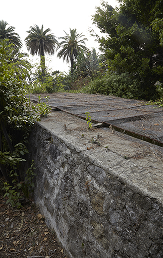 Jardin supérieur : la citerne.