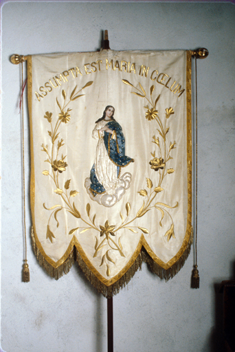 bannière de procession No 2, de saint Sébastien et de l'Assomption