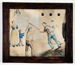 ex-voto, tableau : Interruption d'une bagarre, Bartolomeo Rousi