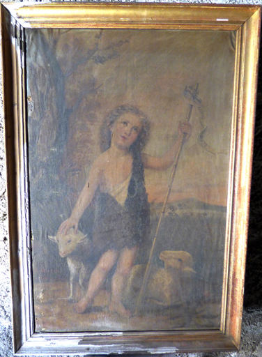 tableau : saint Jean-Baptiste enfant