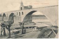 2009. - Avignon. - Pont St-Bénezet. [S.l.] : F. Beau, [1er quart 20e siècle]. 1 impr. photoméc. (carte postale) : n. et b. (Conflans-Sainte-Honorine, Musée de la Batellerie : Album 25, Rhône 2e section).