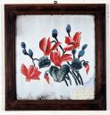 ex-voto, tableau : Bouquet de cyclamen