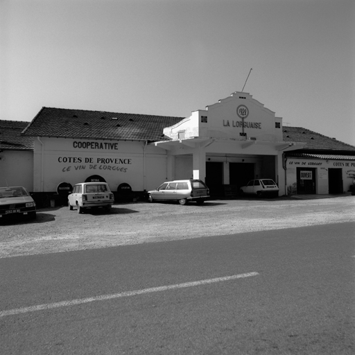 coopérative vinicole et moulin à huile puis coopérative agricole (coopérative oléicole) et coopérative vinicole dite Société coopérative agricole La Lorguaise