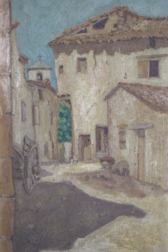 [Ribiers. La rue du Château vue de l'est], années 1930. 