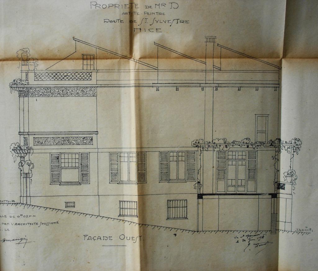 maison de villégiature (villa balnéaire) et atelier d'artiste dits Villa Doucet, actuellement immeuble de bureaux