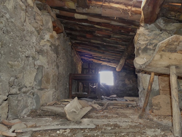 Etage de comble, séchoir. Vue de volume prise du nord.