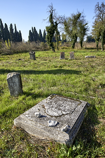 Tombe d'Adolphe Michaël Israël Abram.