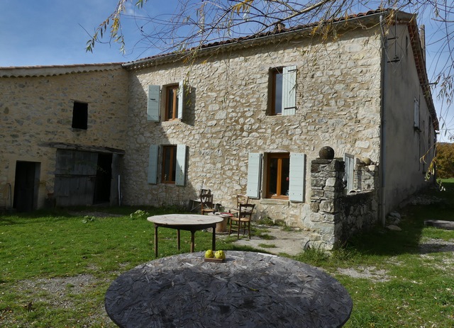Bâtiment principal, partie du logis. Elévation sud.