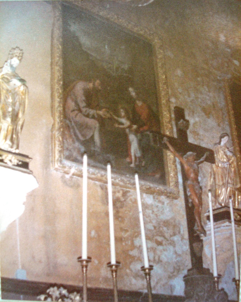 Statue (petite nature), croix de sacristie (?) : Christ en croix