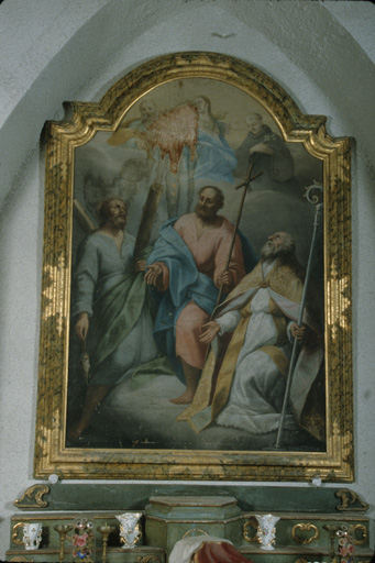 tableau : Vierge et saints