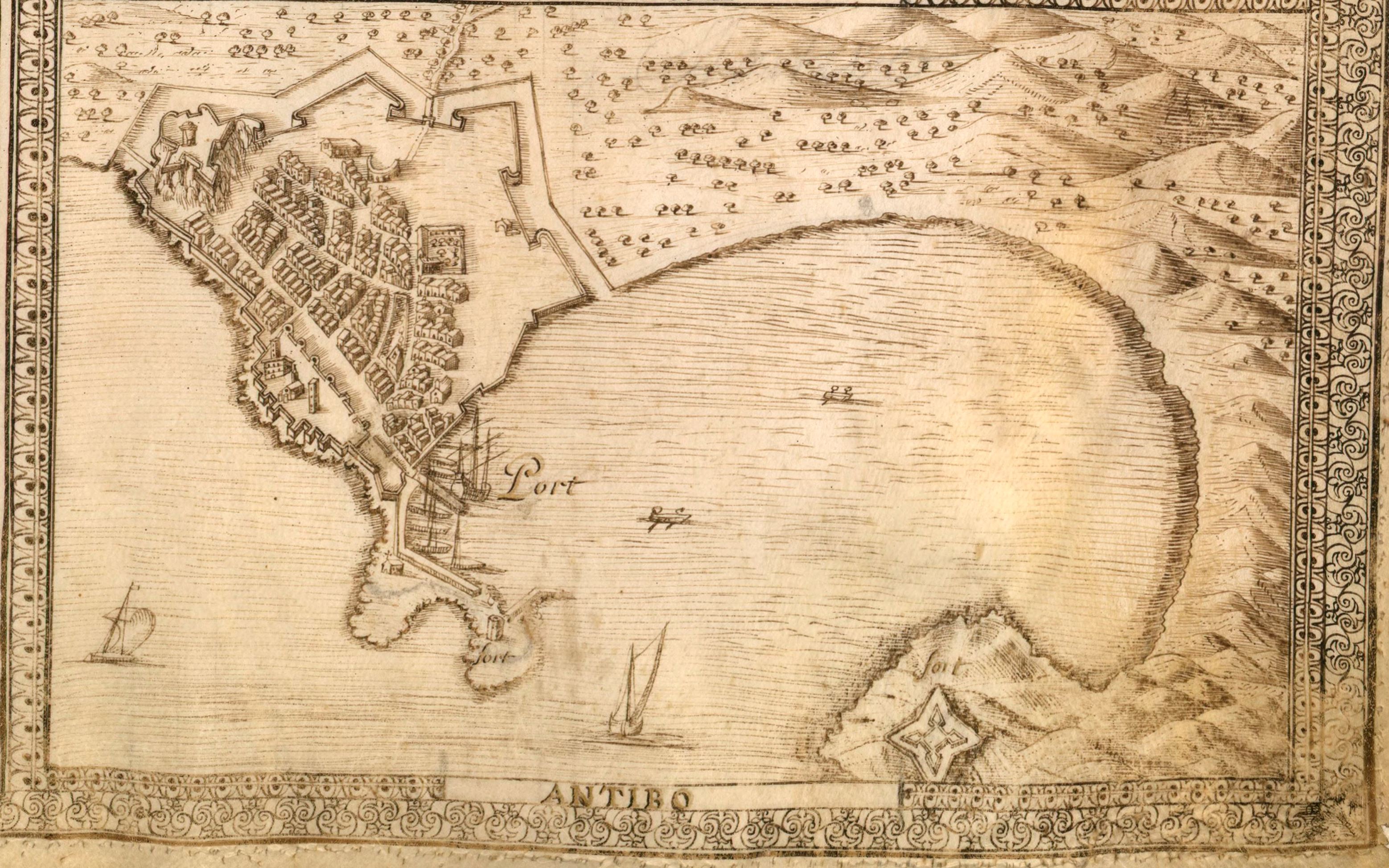 Les aménagements portuaires de la commune d'Antibes