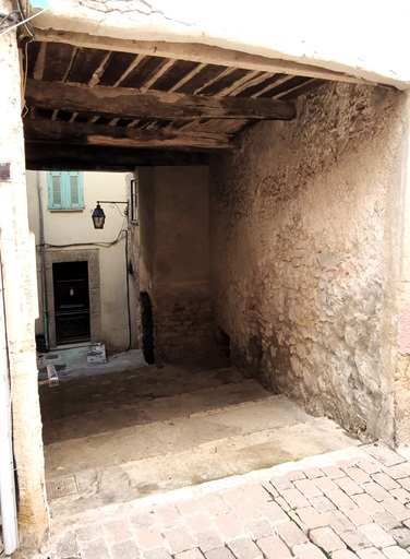 Passage couvert, vue d'ensemble prise du nord-est.
