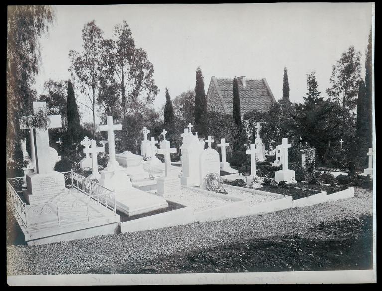 cimetière de l'église d'anglicans de Nice dite Holy Trinity Church